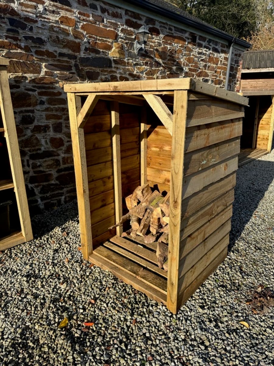 A finished project in a Cornish garden