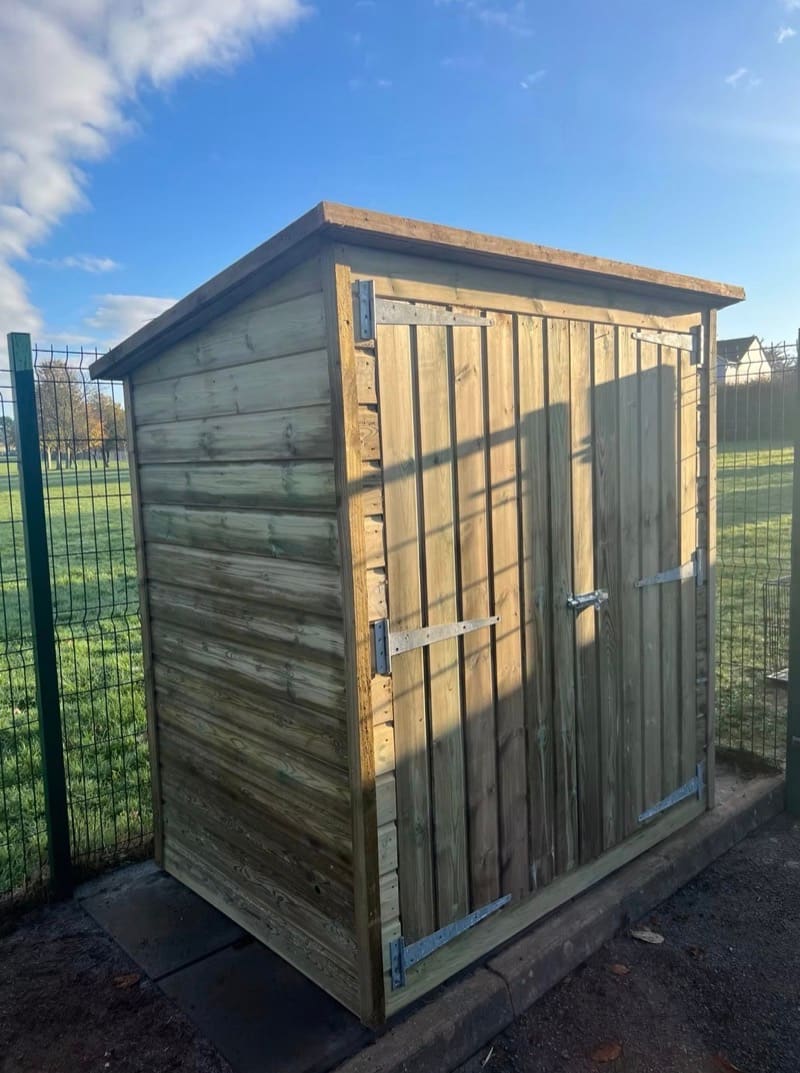 A timber workshop build
